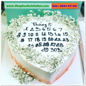 Bánh Sinh Nhật Cuốn Lịch - CL139